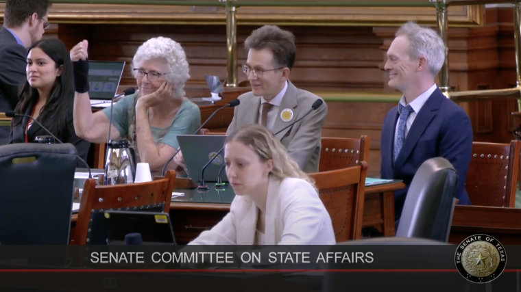 Photo of Save Standard Time Testimony in Austin